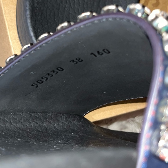 Authentic Gucci bling slides size 38 Women’s - Picture 2 of 11